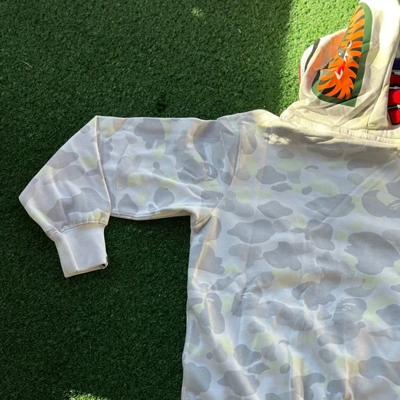 Bape Double Hoodie Space Camo Shark Full Zip